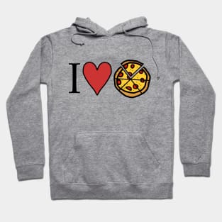 I Love Sliced Pizza on Pi Day Hoodie